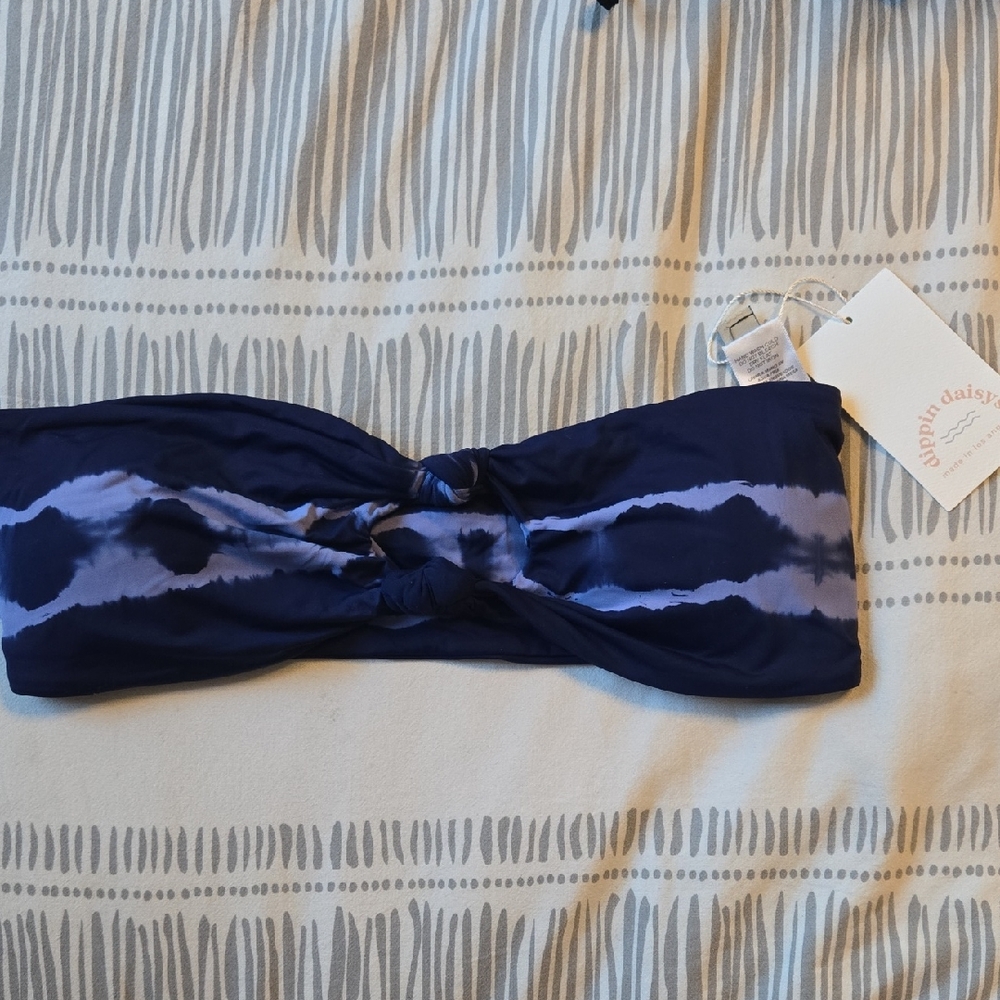 Dippin' Daisy's Navy and White Bandeau
